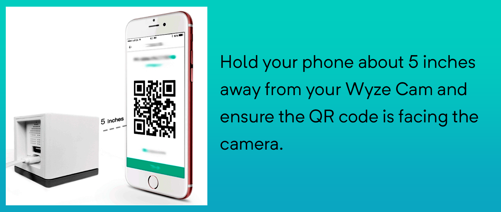 Camera does not scan the QR code – Wyze