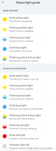 Wyze Camera Flashing Yellow And Blue  