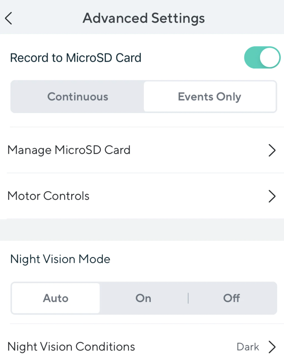 Wyze microSD Card